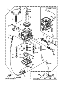 TW200E Carburetor assy