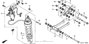 GL1800 Задние амортизаторы