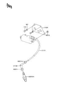 KZ1000 Катушка зажигания