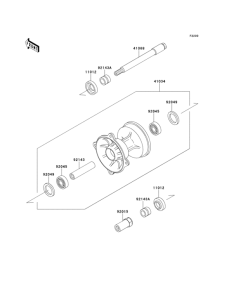  Переднее колесо