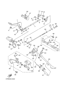XVS650 Stand. footrest