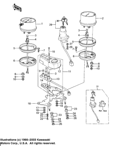 KZ200 Meters / ignition switch