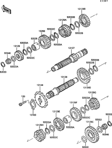 KR250 Трансмиссия