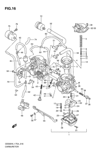GS500 Carburetor assy
