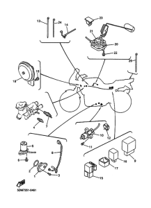 FZS600 Equipo electrico