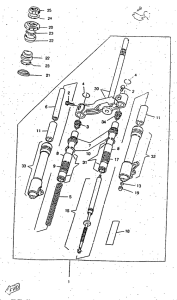 CW50RSX Передняя вилка