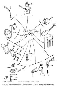 XJ650J Электрика