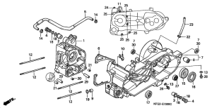 FES250 Картер двигателя