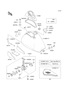 VN800 Fuel tank(1 / 4)(vn800-b3)