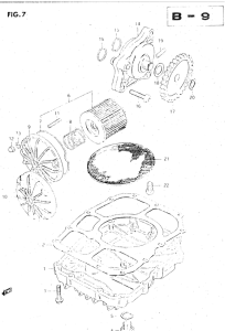 GS500 Масляный насос