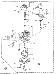 CY50R Карбюратор
