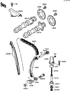EX250 Распред вал