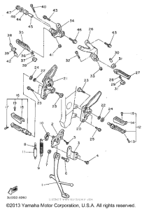 FZR1000FC Подножки