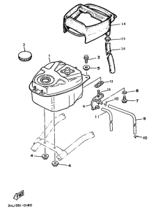 CW50 Топливный бак