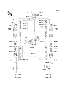  Передняя вилка