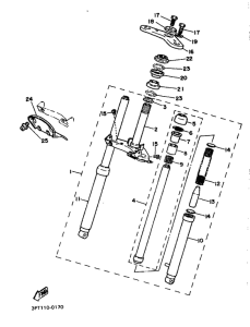 PW50 Передняя вилка