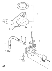 GSF1200S (ABS) Топливный кран