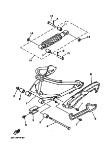 BW80 BW80U Задний рычаг и подвеска