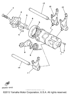 XT225D Копирный вал