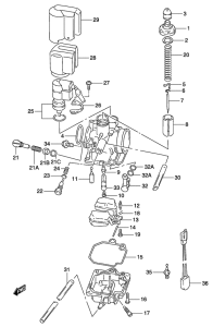 AY50 Carburetor assy