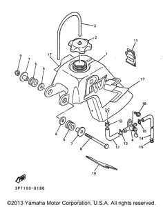 PW50K1 Топливный бак