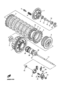 FZS600 Бендикс