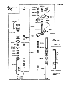 KMX125 Front fork(1 / 2)