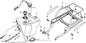 NU50 Oil tank + rear carrier