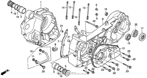 CN250 Картер двигателя