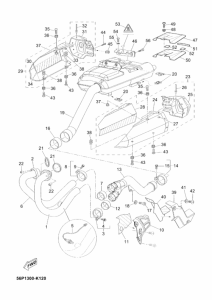 XT660Z (ABS) Выхлоп