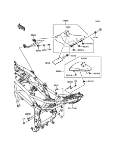 BR250 Сиденье