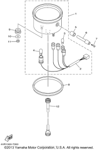 XVS650 Приборы