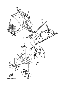 YP400 YP400V Крыло