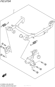 DL1000 (ABS) Optional (Center Stand Set)