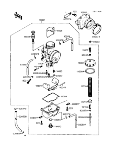 KX125 Карбюратор