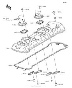 KLZ1000 Крышка головки цилиндров