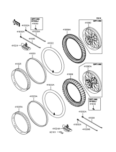 KX125 Колеса,покрышки