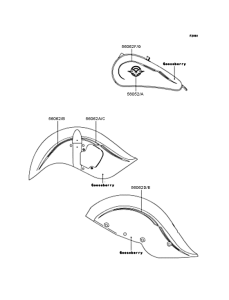 VN400 Наклейки