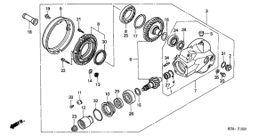 VTX1800C Редуктор