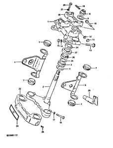 GS550 Траверса нижняя