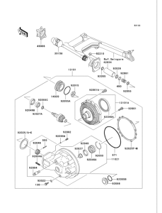 VN750 Drive shaft / final gear(1 / 2)