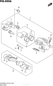 VZR1800BZ Задний суппорт