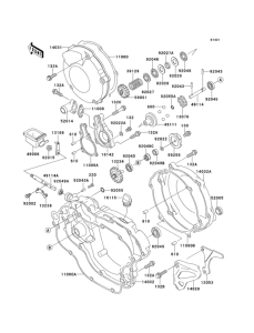 KX125 Engine cover(s)(1 / 2)