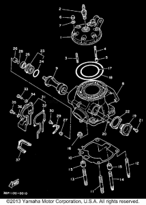  Cylinder head - cylinder