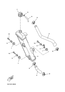 DT50R Radiator & hose