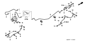 NT700V Brake lines / pcv.