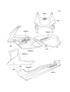 EX500 Наклейки
