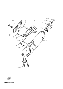 YN100 Выхлопная система