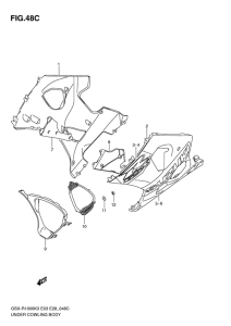 GSX-R1000 Under cowling