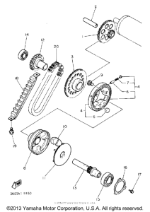 FZR1000E Стартер